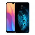 Дизайнерский силиконовый с усиленными углами чехол для Xiaomi RedMi 8A Астероиды