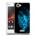 Дизайнерский пластиковый чехол для Sony Xperia L Астероиды