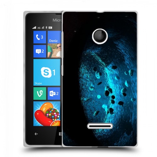 Дизайнерский пластиковый чехол для Microsoft Lumia 435 Астероиды