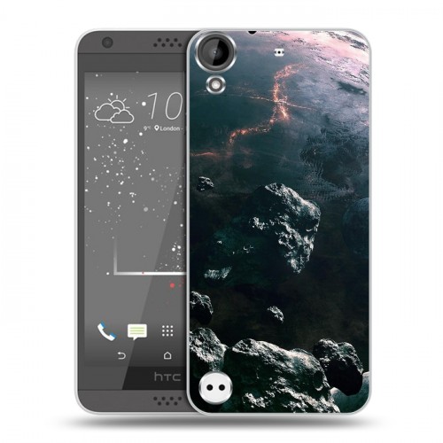 Дизайнерский пластиковый чехол для HTC Desire 530 Астероиды