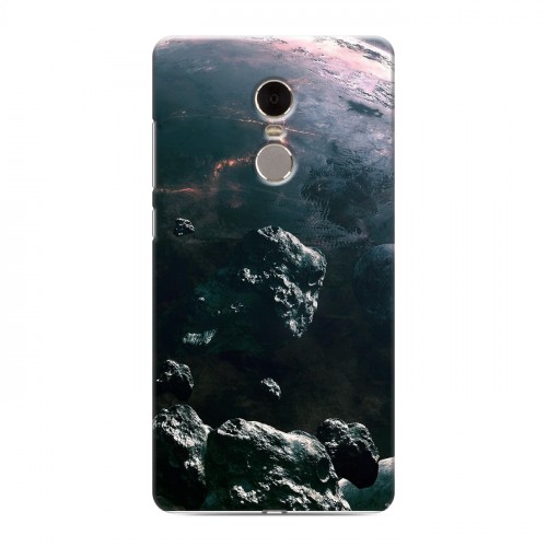 Дизайнерский силиконовый чехол для Xiaomi RedMi Note 4 Астероиды