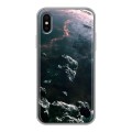 Дизайнерский силиконовый чехол для Iphone x10 Астероиды