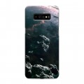 Дизайнерский пластиковый чехол для Samsung Galaxy S10 Plus Астероиды
