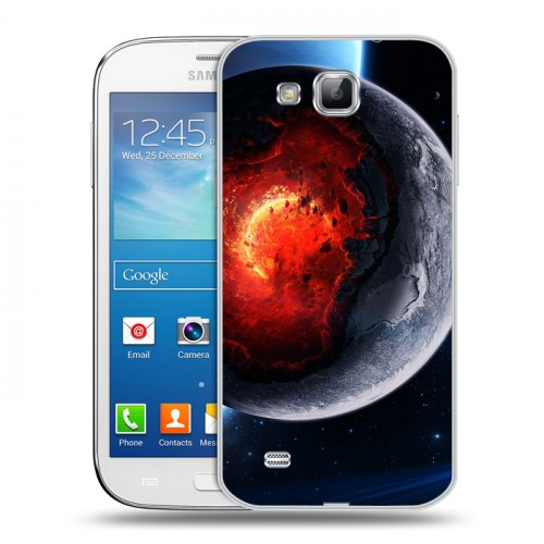 Дизайнерский пластиковый чехол для Samsung Galaxy Premier Астероиды