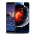 Дизайнерский пластиковый чехол для Nokia 7 Plus Астероиды