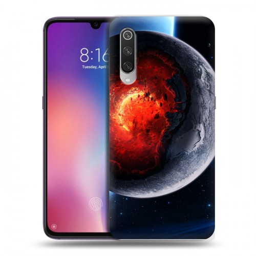 Дизайнерский силиконовый с усиленными углами чехол для Xiaomi Mi9 Астероиды