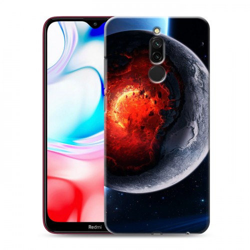 Дизайнерский пластиковый чехол для Xiaomi RedMi 8 Астероиды