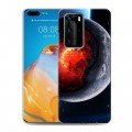 Дизайнерский пластиковый чехол для Huawei P40 Pro Астероиды