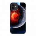 Дизайнерский силиконовый чехол для Iphone 12 Астероиды