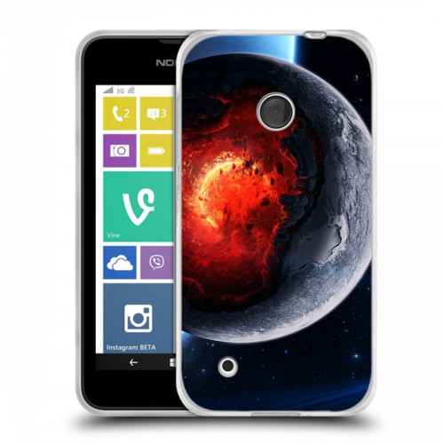 Дизайнерский пластиковый чехол для Nokia Lumia 530 Астероиды