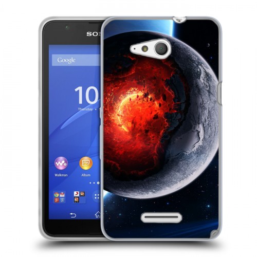 Дизайнерский пластиковый чехол для Sony Xperia E4g Астероиды