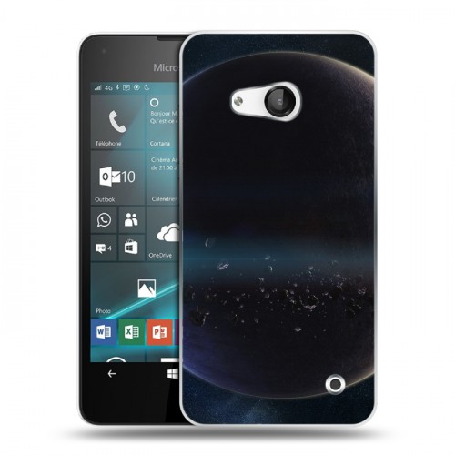 Дизайнерский пластиковый чехол для Microsoft Lumia 550 Астероиды