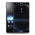 Дизайнерский пластиковый чехол для Sony Xperia TX Астероиды