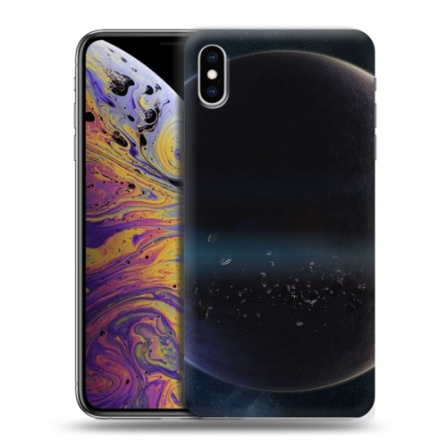 Дизайнерский силиконовый чехол для Iphone Xs Max Астероиды