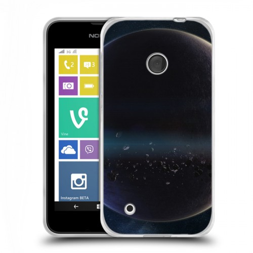 Дизайнерский пластиковый чехол для Nokia Lumia 530 Астероиды