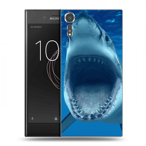 Дизайнерский пластиковый чехол для Sony Xperia XZs Акулы