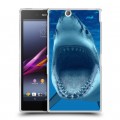 Дизайнерский пластиковый чехол для Sony Xperia Z Ultra  Акулы