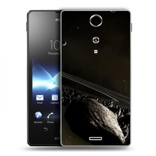 Дизайнерский пластиковый чехол для Sony Xperia TX Астероиды