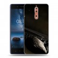 Дизайнерский пластиковый чехол для Nokia 8 Астероиды