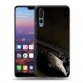 Дизайнерский силиконовый с усиленными углами чехол для Huawei P20 Pro Астероиды