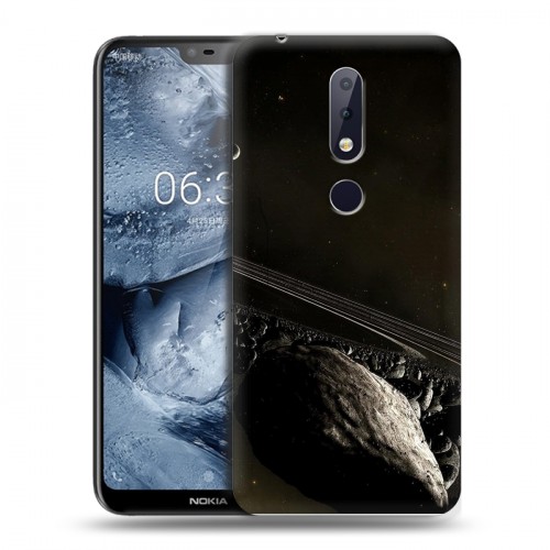 Дизайнерский пластиковый чехол для Nokia 6.1 Plus Астероиды