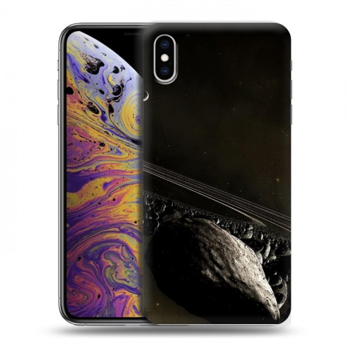 Дизайнерский силиконовый чехол для Iphone Xs Max Астероиды