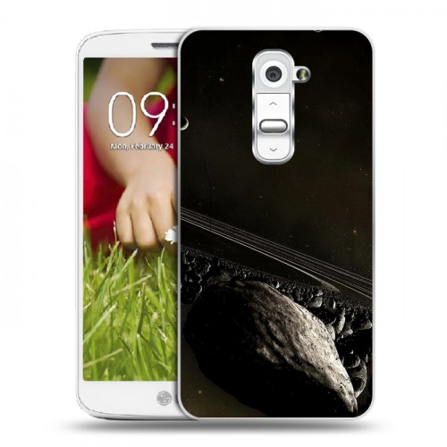 Дизайнерский пластиковый чехол для LG Optimus G2 mini Астероиды