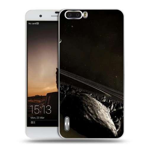 Дизайнерский пластиковый чехол для Huawei Honor 6 Plus Астероиды