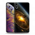 Дизайнерский силиконовый чехол для Iphone Xs Max Астероиды