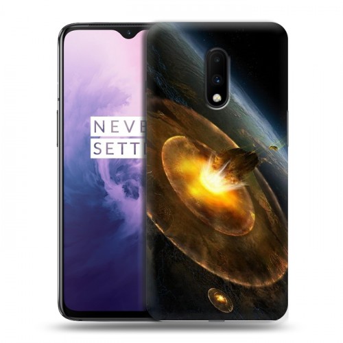 Дизайнерский пластиковый чехол для OnePlus 7 Астероиды