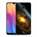 Дизайнерский силиконовый с усиленными углами чехол для Xiaomi RedMi 8A Астероиды