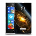 Дизайнерский пластиковый чехол для Microsoft Lumia 435 Астероиды