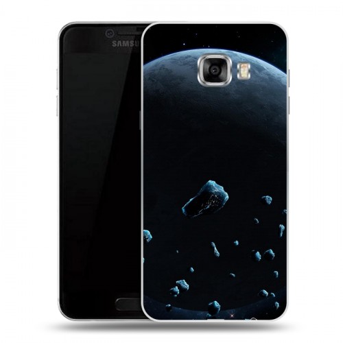 Дизайнерский пластиковый чехол для Samsung Galaxy C5 Астероиды