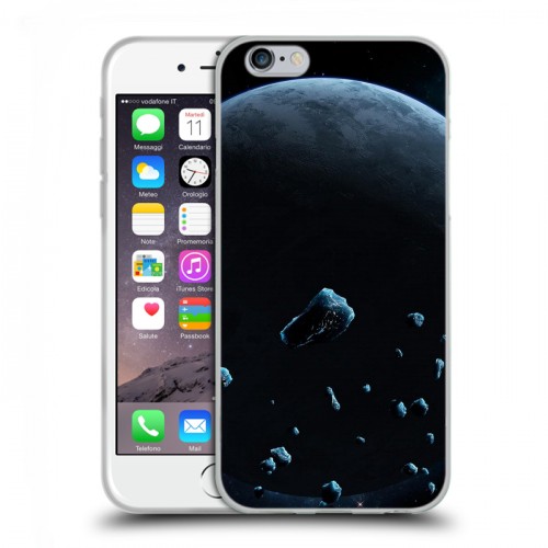 Дизайнерский пластиковый чехол для Iphone 6/6s Астероиды