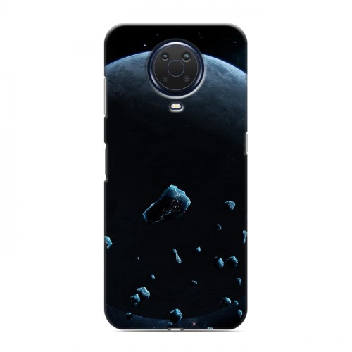 Дизайнерский силиконовый с усиленными углами чехол для Nokia G20 Астероиды