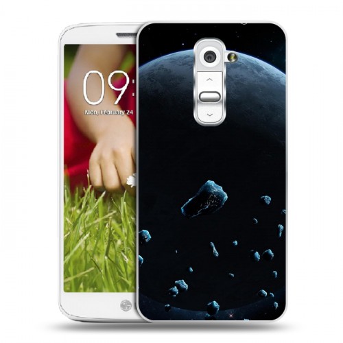 Дизайнерский пластиковый чехол для LG Optimus G2 mini Астероиды