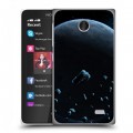 Дизайнерский пластиковый чехол для Nokia X Астероиды
