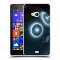 Дизайнерский пластиковый чехол для Microsoft Lumia 540 Астероиды