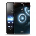 Дизайнерский пластиковый чехол для Sony Xperia TX Астероиды