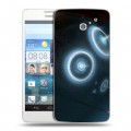 Дизайнерский пластиковый чехол для Huawei Ascend D2 Астероиды