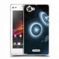 Дизайнерский пластиковый чехол для Sony Xperia L Астероиды