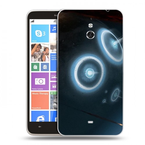 Дизайнерский пластиковый чехол для Nokia Lumia 1320 Астероиды