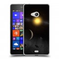 Дизайнерский пластиковый чехол для Microsoft Lumia 540 Астероиды