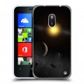 Дизайнерский пластиковый чехол для Nokia Lumia 620 Астероиды