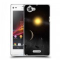 Дизайнерский пластиковый чехол для Sony Xperia L Астероиды