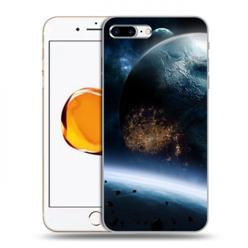 Дизайнерский силиконовый чехол для Iphone 7 Plus / 8 Plus Астероиды