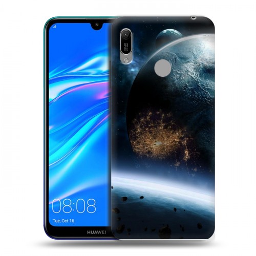 Дизайнерский пластиковый чехол для Huawei Y6 (2019) Астероиды