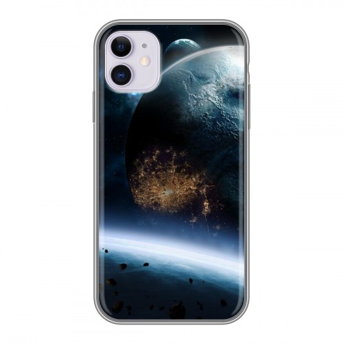 Дизайнерский пластиковый чехол для Iphone 11 Астероиды