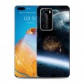 Дизайнерский пластиковый чехол для Huawei P40 Pro Астероиды