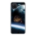 Дизайнерский силиконовый чехол для Samsung Galaxy A12 Астероиды